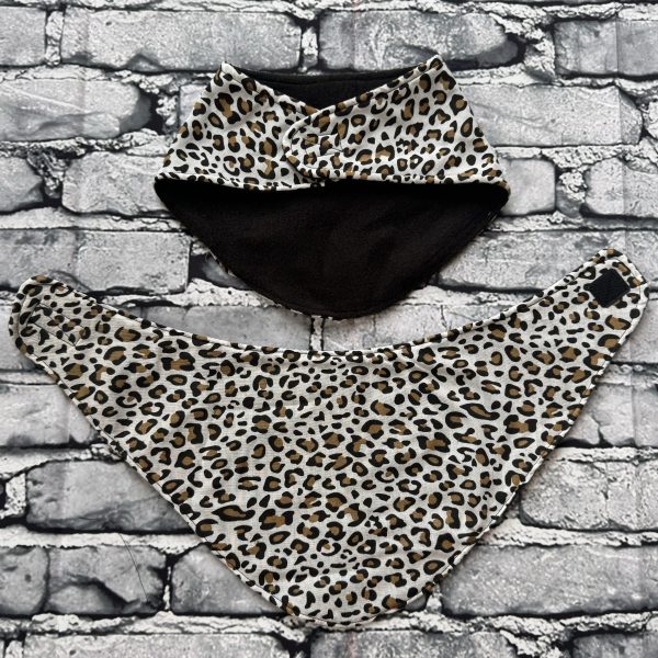 Premade - Leopard Print Bandana Bib