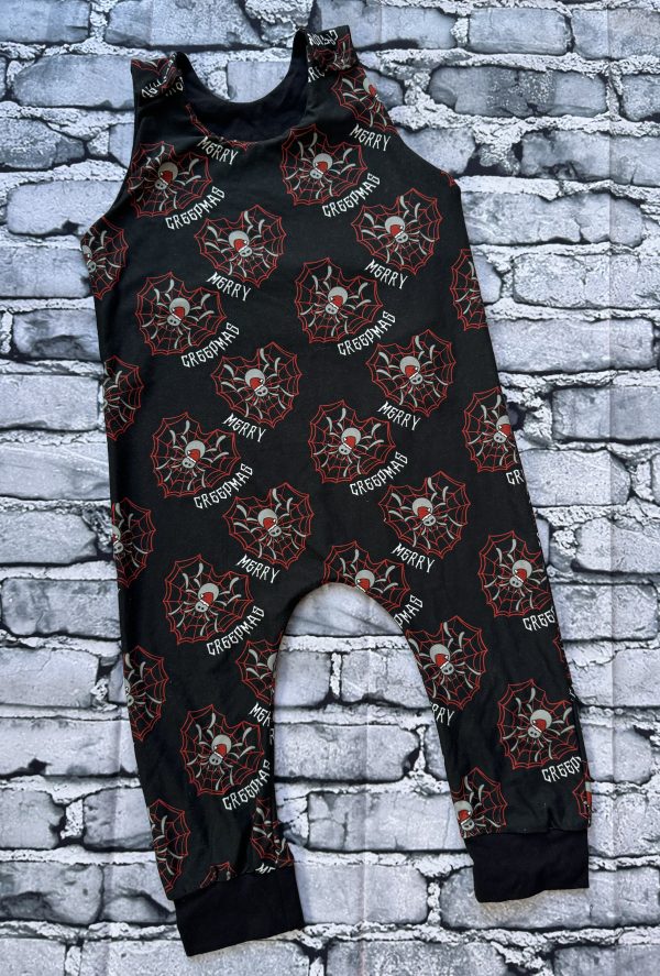 Premade - Merry Creepmas Romper 9-12m