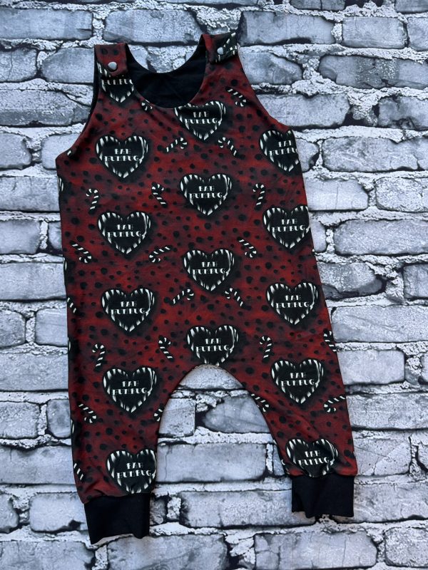 Premade - Bah Humbug Romper 6-9m