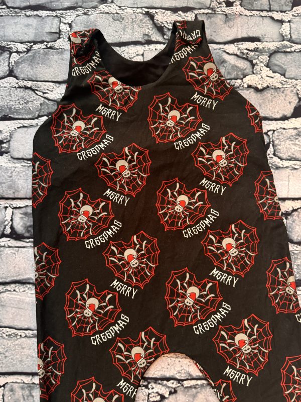 Premade - Merry Creepmas Romper 9-12m - Image 2