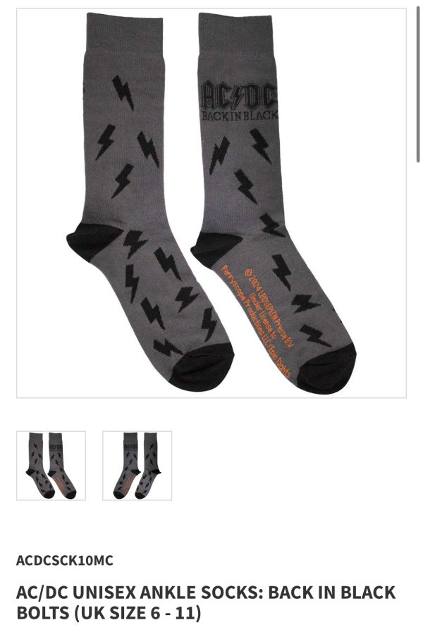TENNER TUESDAY - Two Pairs of Licensed Band Socks - Image 2
