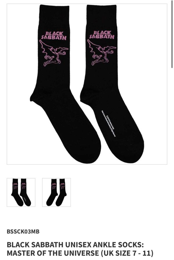 TENNER TUESDAY - Two Pairs of Licensed Band Socks - Image 9