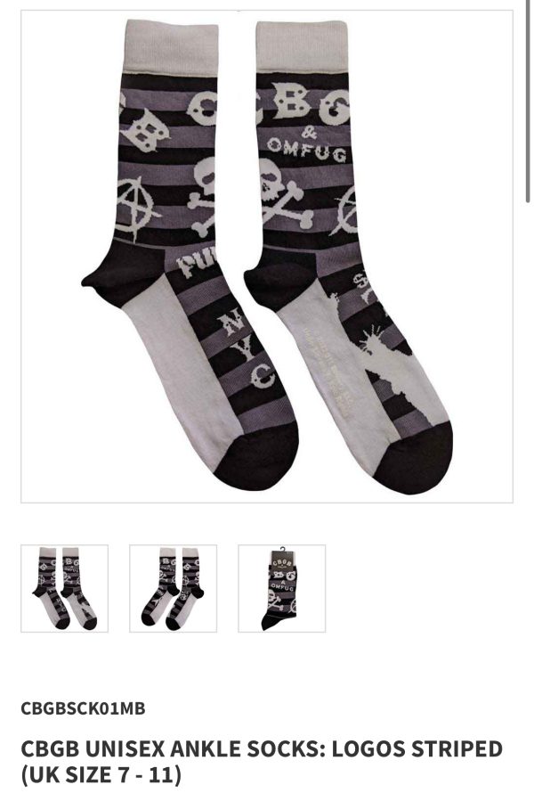 TENNER TUESDAY - Two Pairs of Licensed Band Socks - Image 12