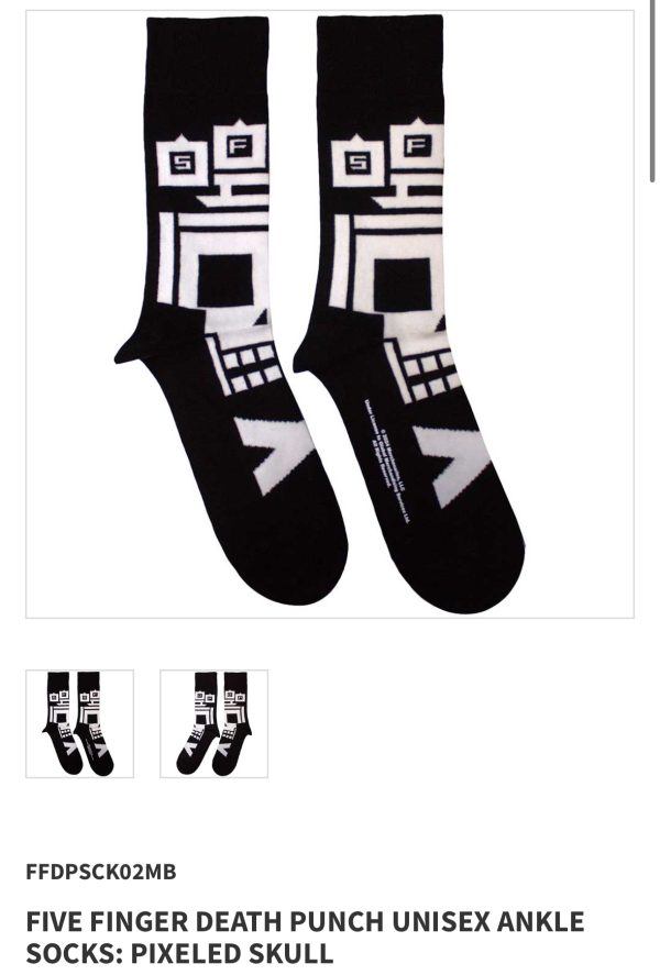 TENNER TUESDAY - Two Pairs of Licensed Band Socks - Image 17