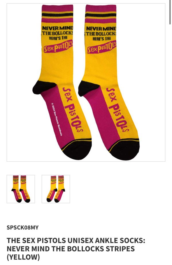 TENNER TUESDAY - Two Pairs of Licensed Band Socks - Image 57
