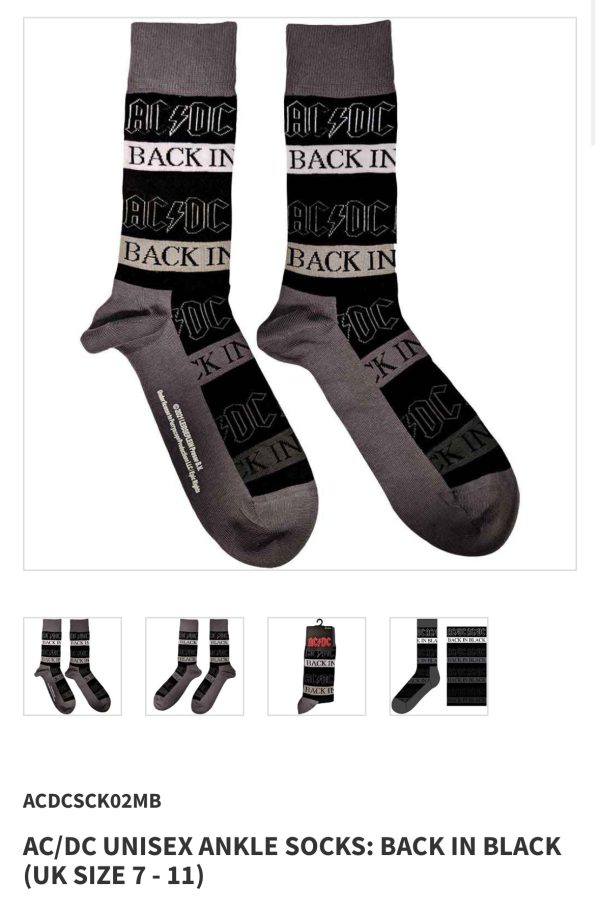 TENNER TUESDAY - Two Pairs of Licensed Band Socks - Image 3