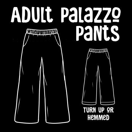 Animal Print - Adult Palazzo Pants