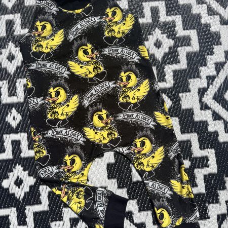 Pre-Made Punk AD Long Leg Romper 12-18m