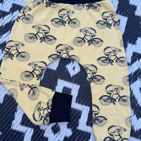 Pre-Made Gone Fishing Harem Pants 12-18m