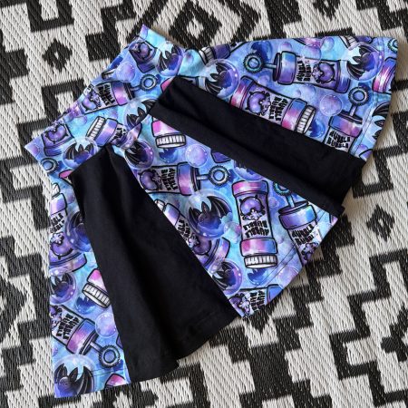 Pre-Made Hubble Bubble Scrappy Skirt 3-4y
