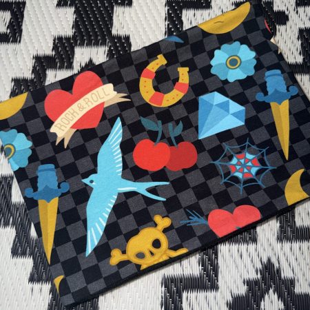 Pre-Made Checker Tats Fleece Lined Snood Adult