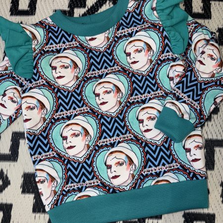 Pre-Made Ashes To Ashes Jumper with Shoulder Frills 2-3y