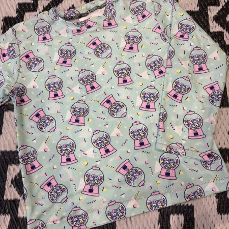 Pre-Made Candy Skull Sewn Tee 3-4y