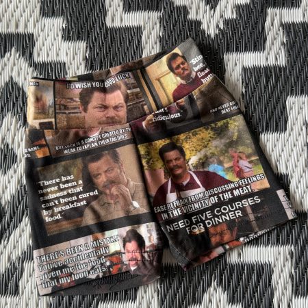 Pre-Made Ron Swanson Cycling Shorts 0-3m