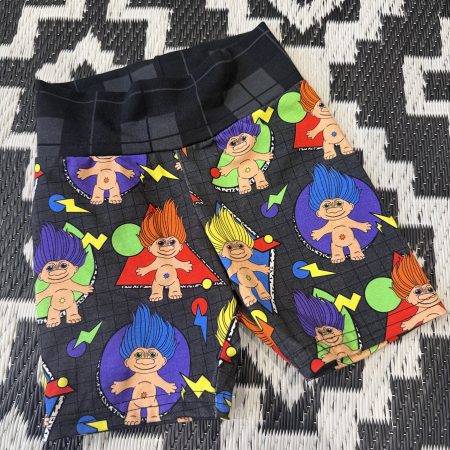 Pre-Made Retro Trolls Cycling Shorts 12-18m