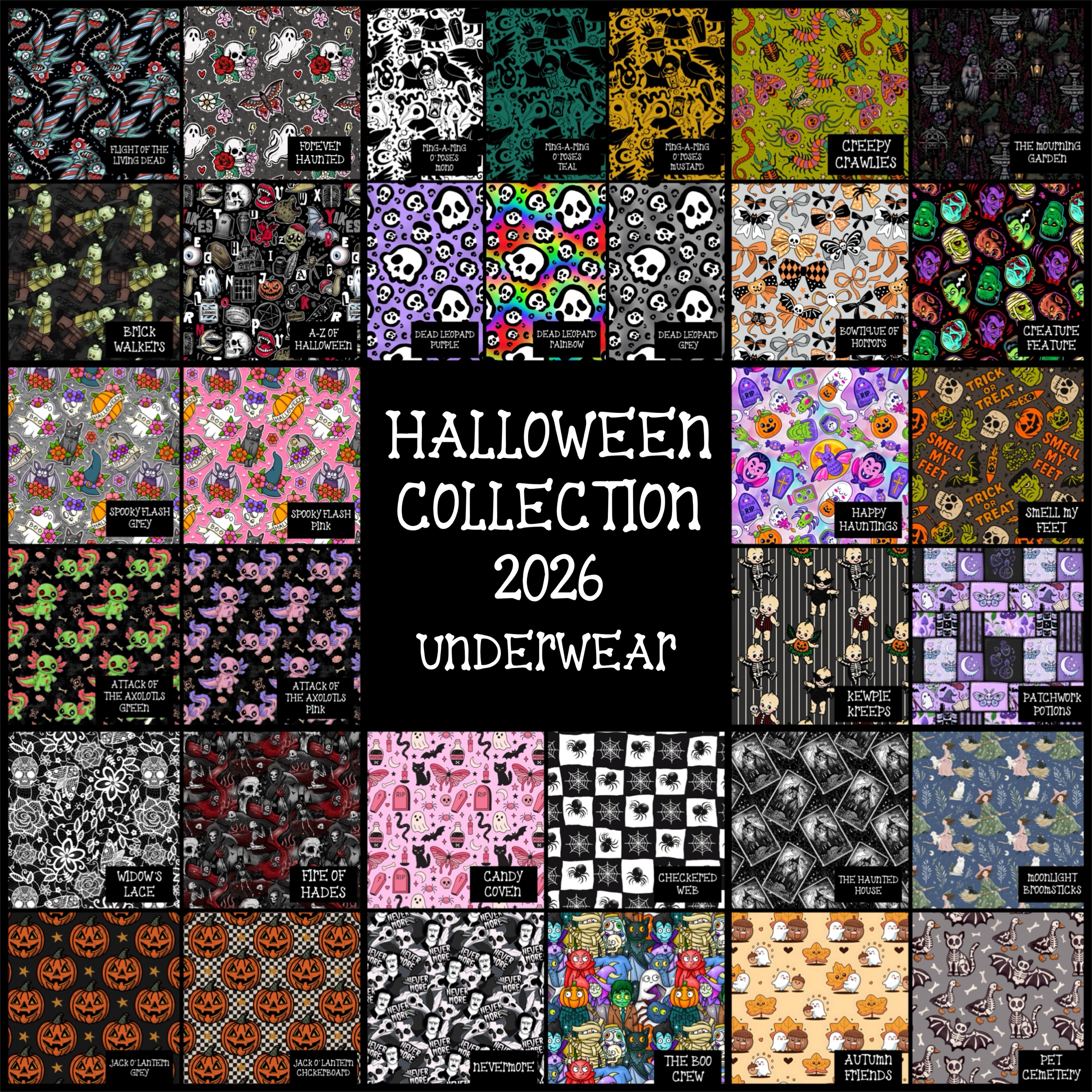 Halloween Collection - Underwear