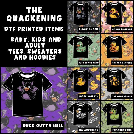 The Quackening - DTF Printed Items - Baby, Kids & Adult